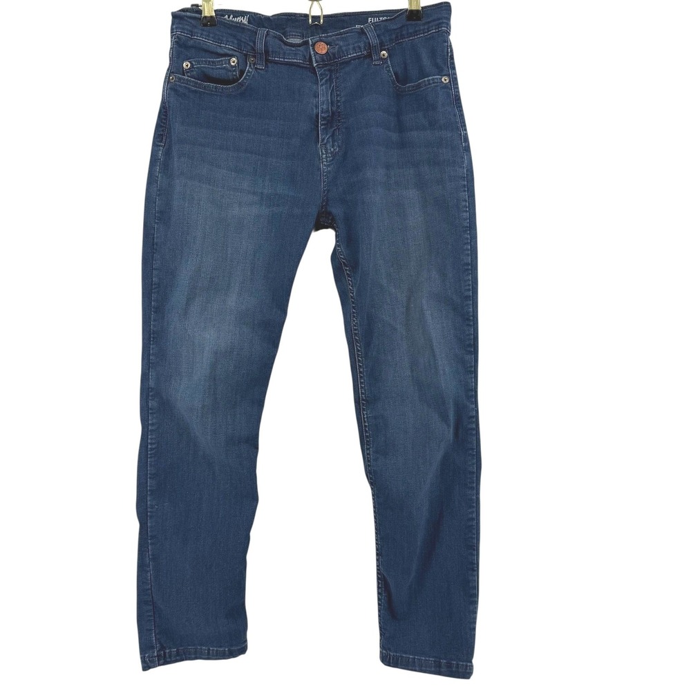 Mugsy Jeans Fultons Mens Blue‎ Stretch Straight Leg Denim Size 33x29 FLX3NFU